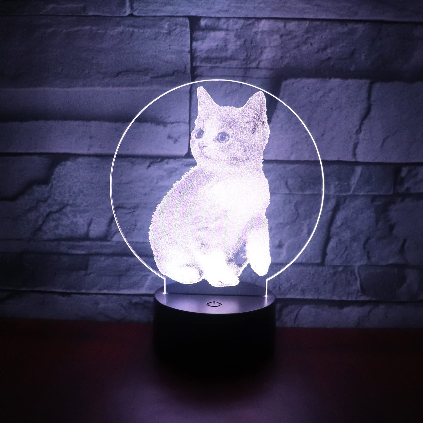 3D LED猫ランプ Amazon.co.jp : SUPERRUIDALONG 3D 猫 リモコン 16色 ナイト